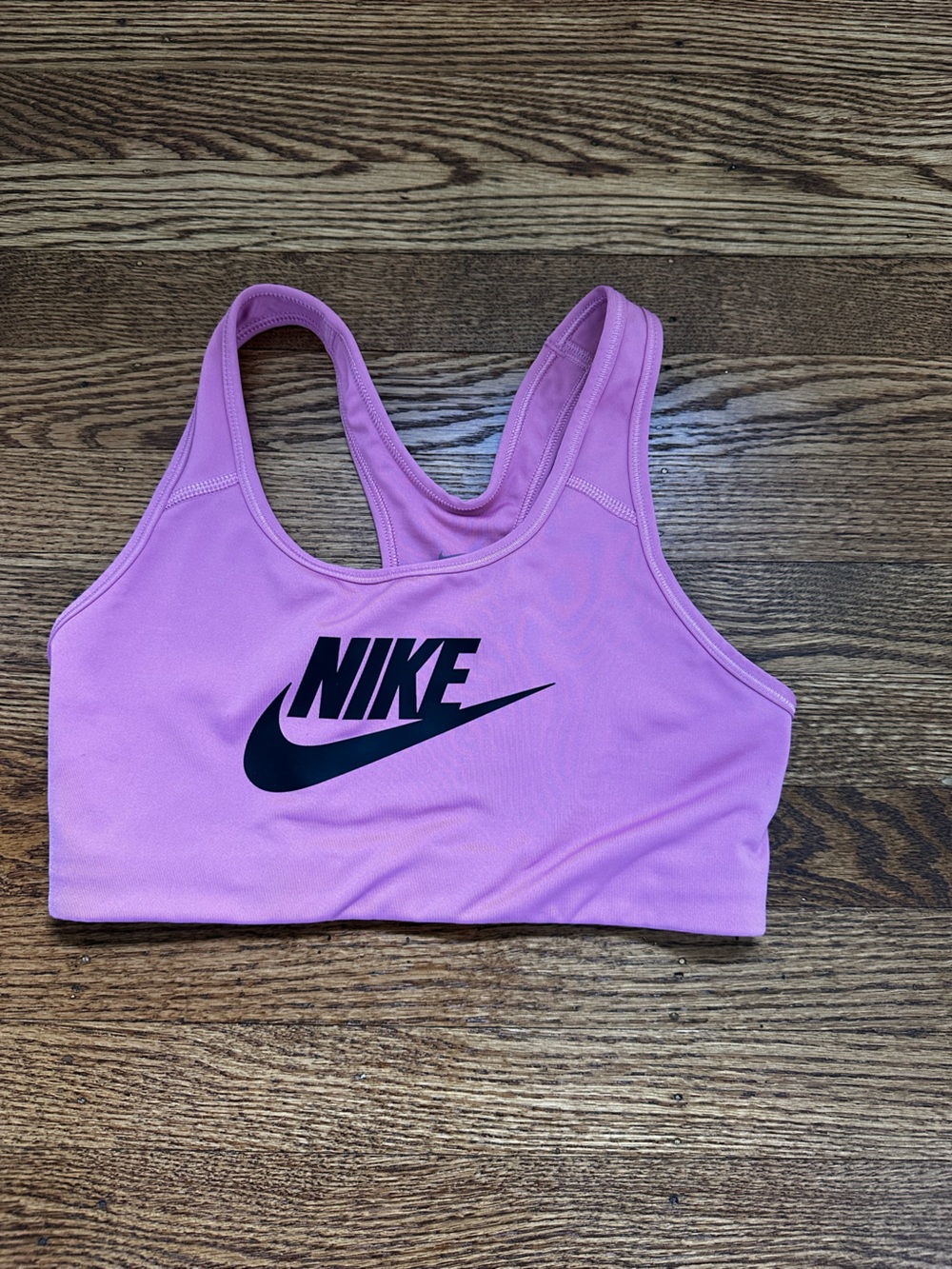 Nike Women’s Lavender Pink Racerback Swim Coverup - Black Logo